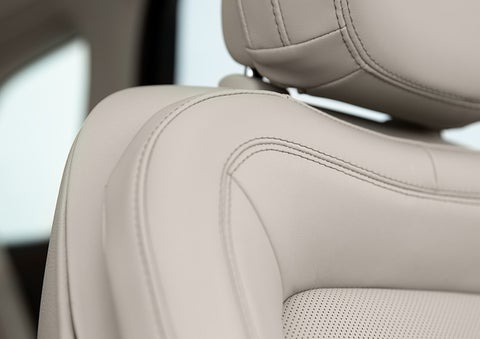 Fine craftsmanship is shown through a detailed image of front-seat stitching. | Parkway Lincoln in Dover OH